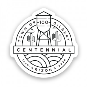 Gilbert Centennial Sticker