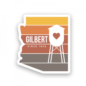 Gilbert Sunset State Sticker