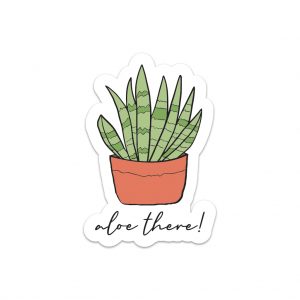 Aloe There Sticker