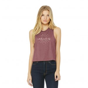Radiate Positivity Cropped Tank