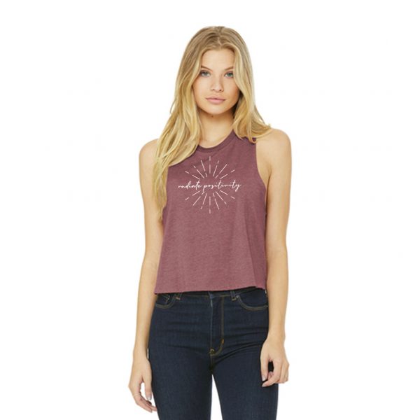 Radiate Positivity Cropped Tank