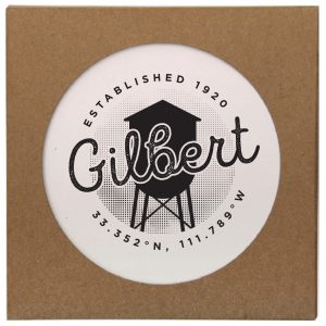 Gilbert Coordinates Drink Coaster
