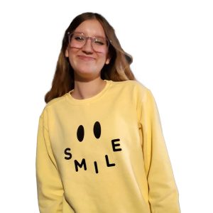 Smile Crew Neck Sweatshirt
