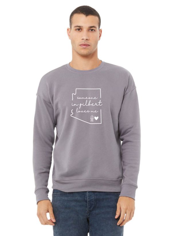 Someone in Gilbert Loves Me Crew Neck Sweatshirt